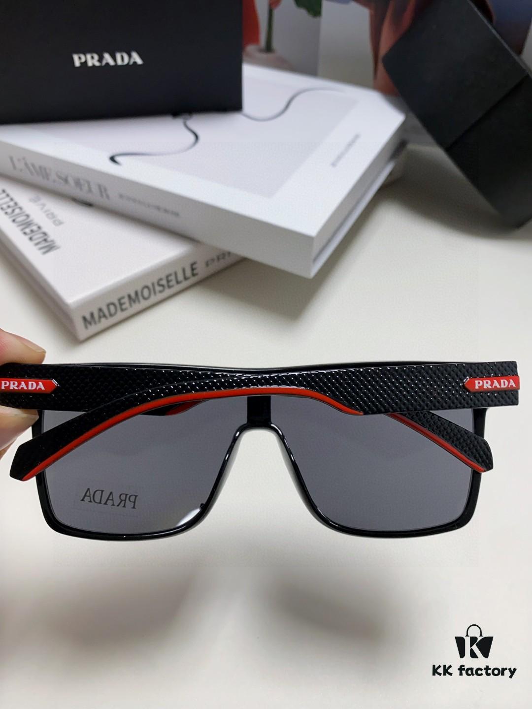6931fa563a89a121ed54b444 Prada Men's Stylish Oversized Frame Sunglasses, Fashionable Polarized Driving Sunglasses, Ideal for Outdoor Sports, Unisex Eyewear
