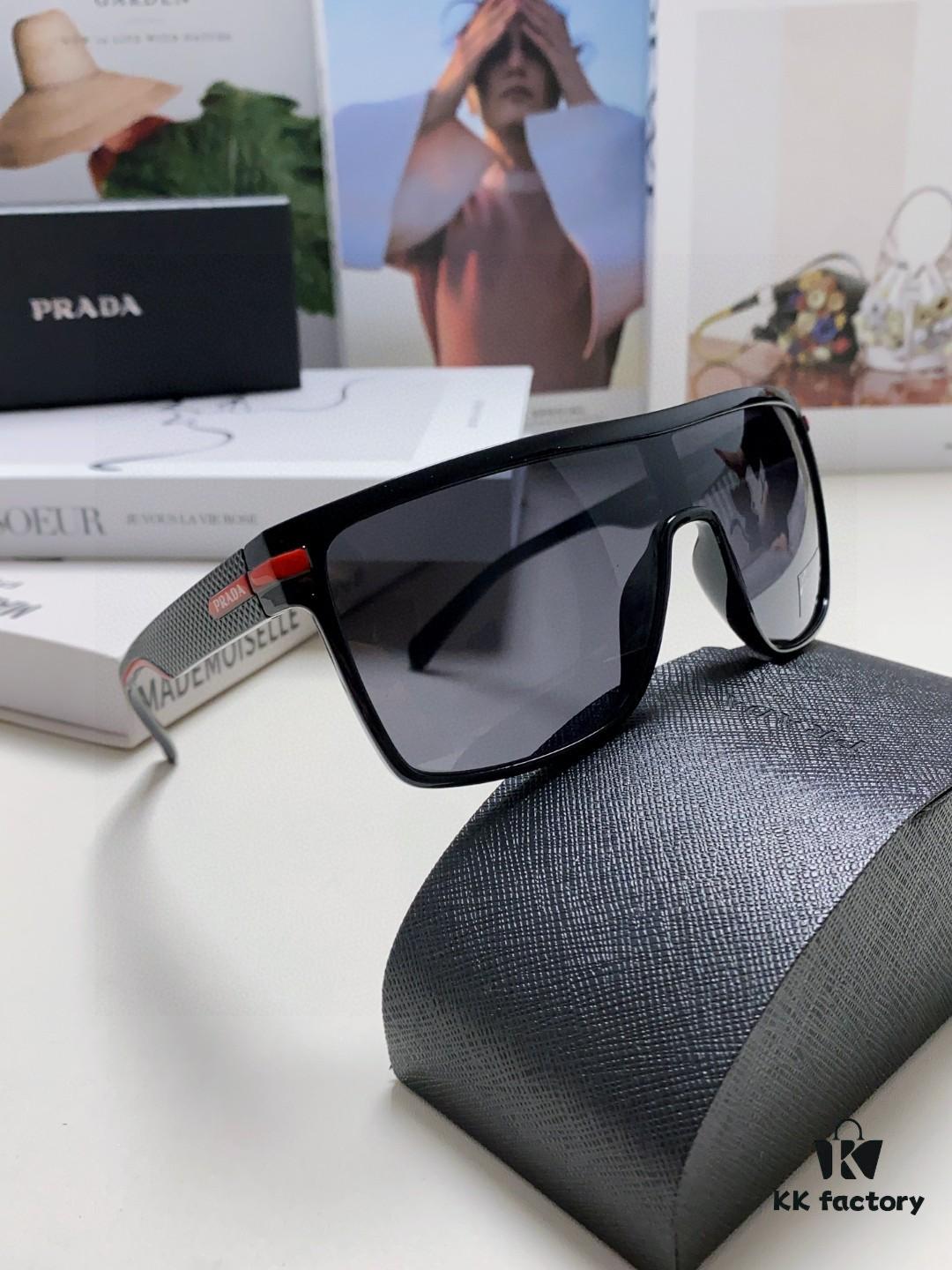 6931fa563a89a121ed54b447 Prada Men's Stylish Oversized Frame Sunglasses, Fashionable Polarized Driving Sunglasses, Ideal for Outdoor Sports, Unisex Eyewear