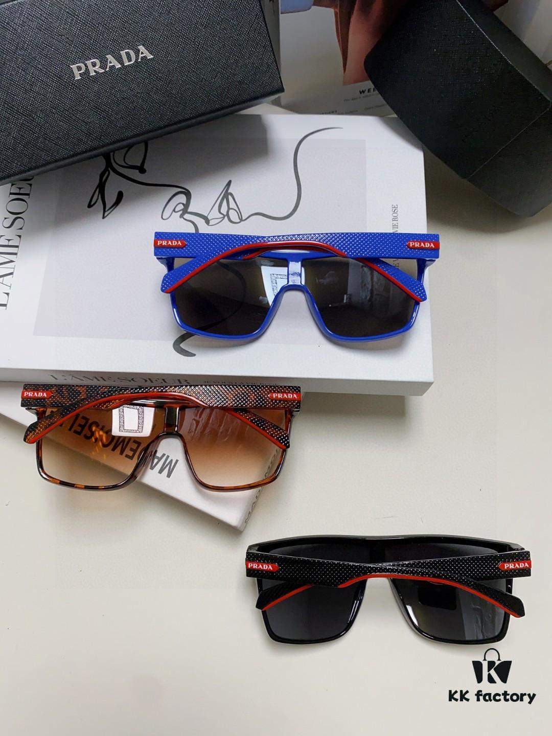 6931fa573a89a121ed54b448 Prada Men's Stylish Oversized Frame Sunglasses, Fashionable Polarized Driving Sunglasses, Ideal for Outdoor Sports, Unisex Eyewear