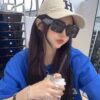 6931fa573a89a121ed54b44a Prada 2024 Fashion Metal Polygonal Oversized Sunglasses Unisex, Checkered Lens Sunglasses for Men and Women