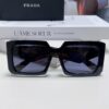 6931fa573a89a121ed54b451 Prada 2024 Fashion Metal Polygonal Oversized Sunglasses Unisex, Checkered Lens Sunglasses for Men and Women