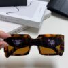 6931fa583a89a121ed54b45a Prada 2024 Fashionable Metal Polygonal Oversized Sunglasses for Men and Women with Checkered Lenses