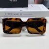 6931fa583a89a121ed54b45c Prada 2024 Fashionable Metal Polygonal Oversized Sunglasses for Men and Women with Checkered Lenses