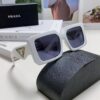 6931fa593a89a121ed54b468 Prada 2024 Fashionable Metal Polygonal Oversized Sunglasses Unisex, Checkered Lens Sunglasses for Men and Women