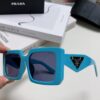 6931fa593a89a121ed54b471 Prada 2024 Fashionable Metal Polygonal Oversized Sunglasses for Men, Stylish Unisex Sun Shades with Checkered Lenses