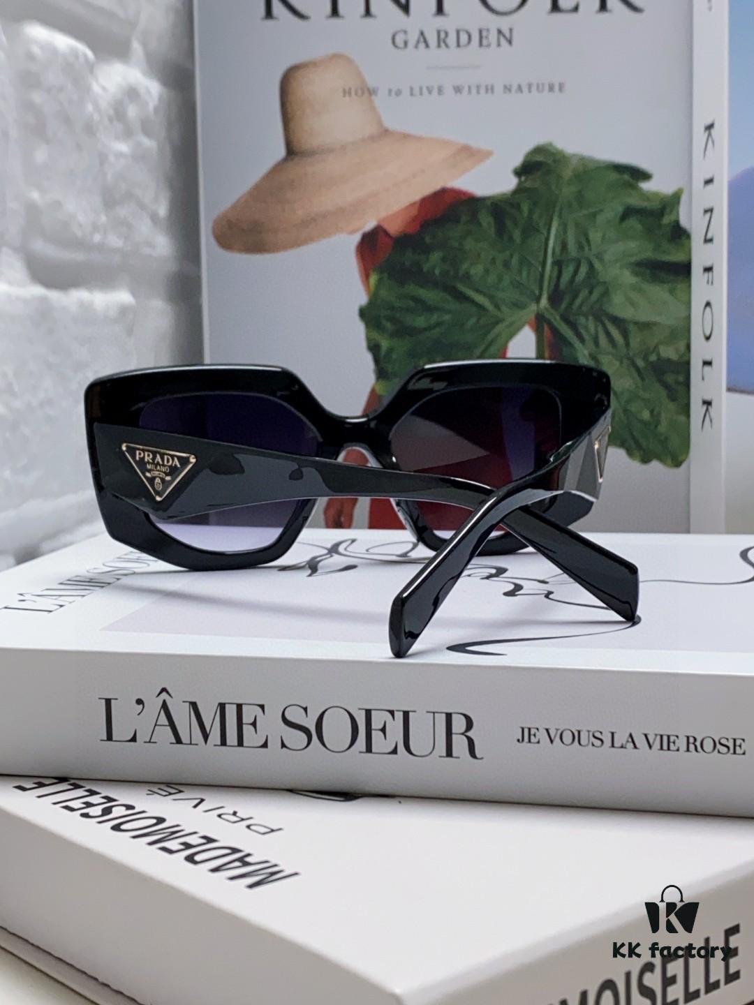6931fa5a3a89a121ed54b47b PRADA 2024 New Arrival Classic Triangle Logo Women's Fashionable Butterfly Cat-Eye Sunglasses 14ZSF