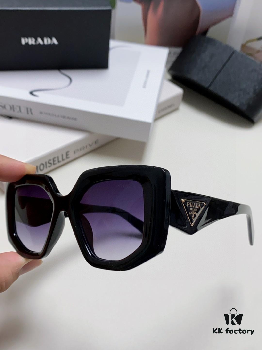 6931fa5a3a89a121ed54b47e PRADA 2024 New Arrival Classic Triangle Logo Women's Fashionable Butterfly Cat-Eye Sunglasses 14ZSF