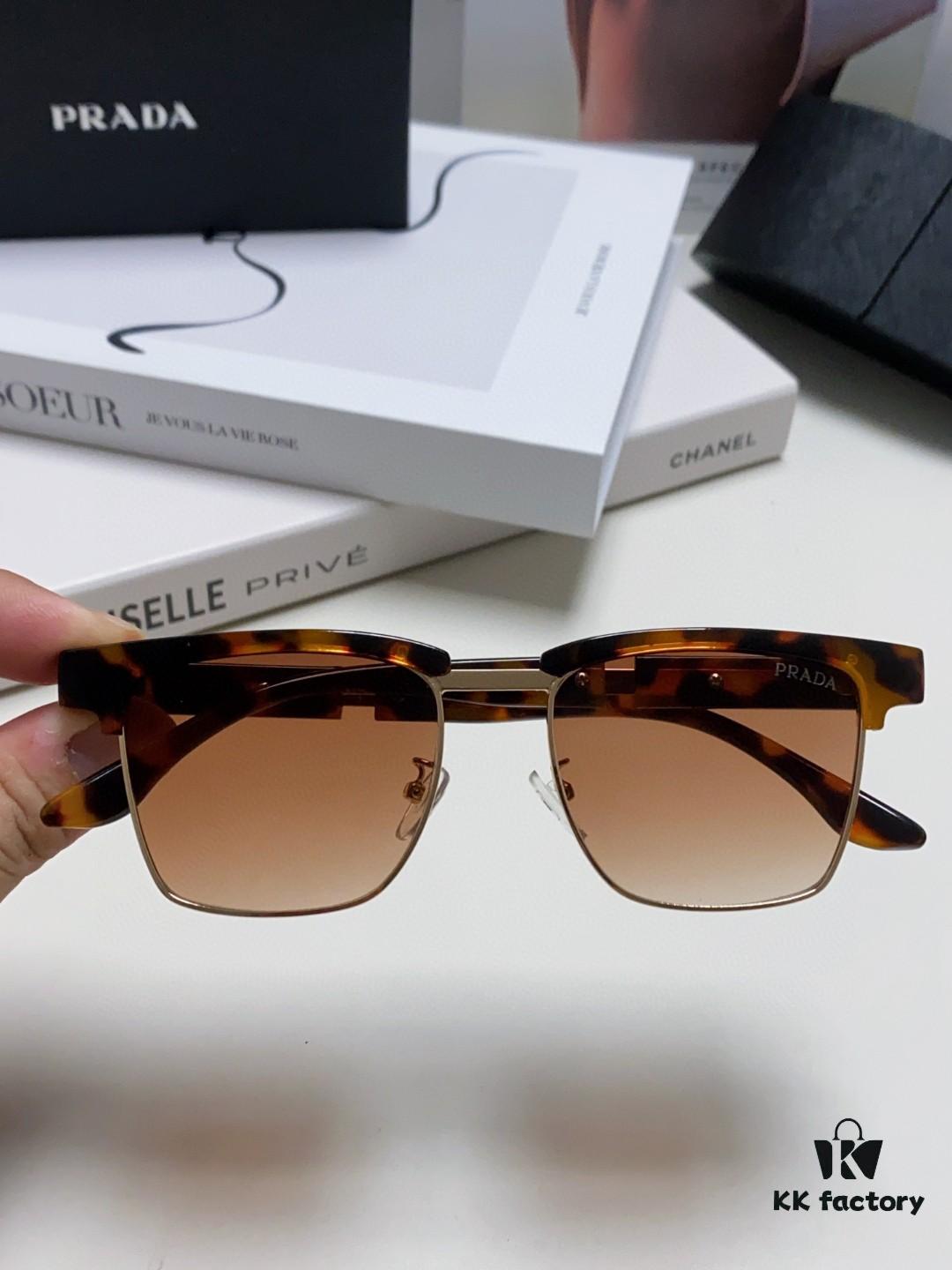 6931fa5d3a89a121ed54b49f Prada Sunglasses Classic Style with Premium Metal Logo on Temples and Frame