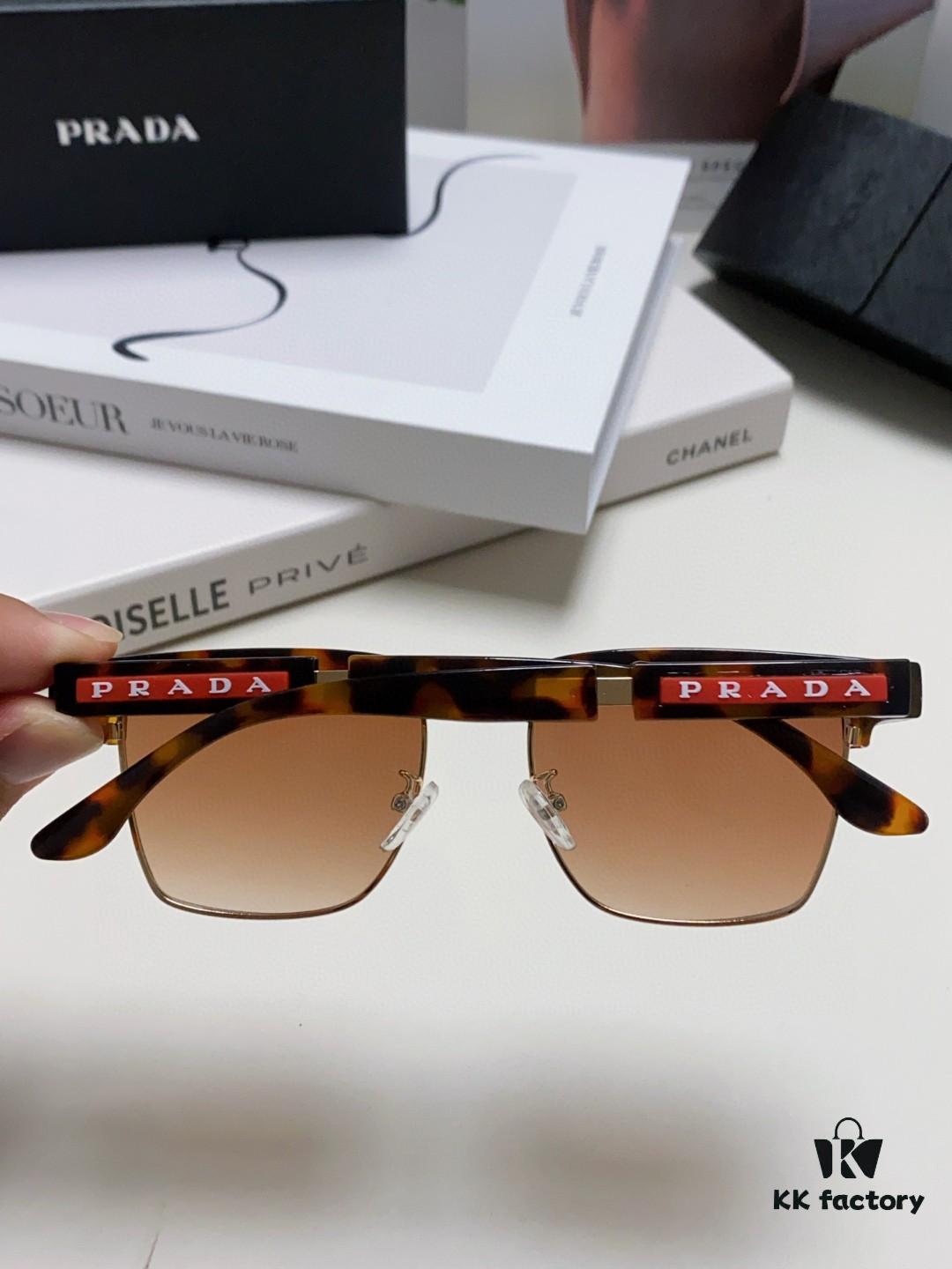 6931fa5d3a89a121ed54b4a0 Prada Sunglasses Classic Style with Premium Metal Logo on Temples and Frame