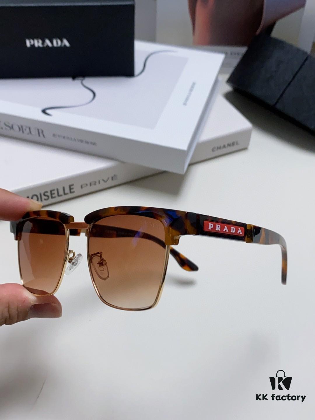6931fa5d3a89a121ed54b4a1 Prada Sunglasses Classic Style with Premium Metal Logo on Temples and Frame