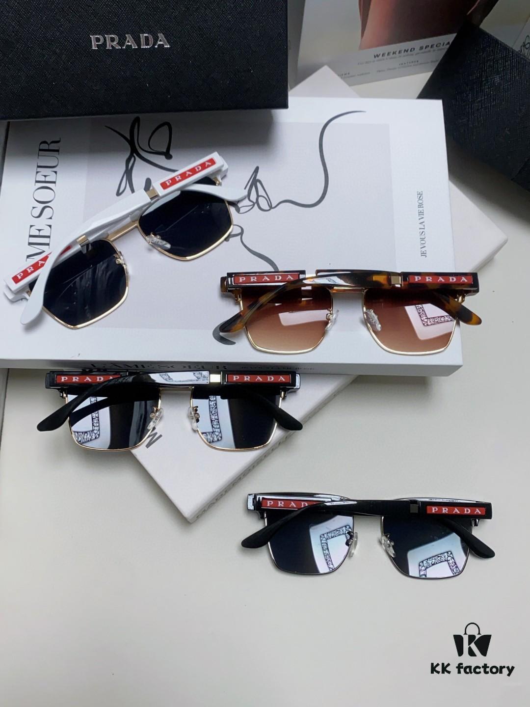 6931fa5e3a89a121ed54b4af Prada Sunglasses, Classic Style with Distinctive Design, Premium Metal Logo on Temples and Frame, Newly Launched Popular Eyewear