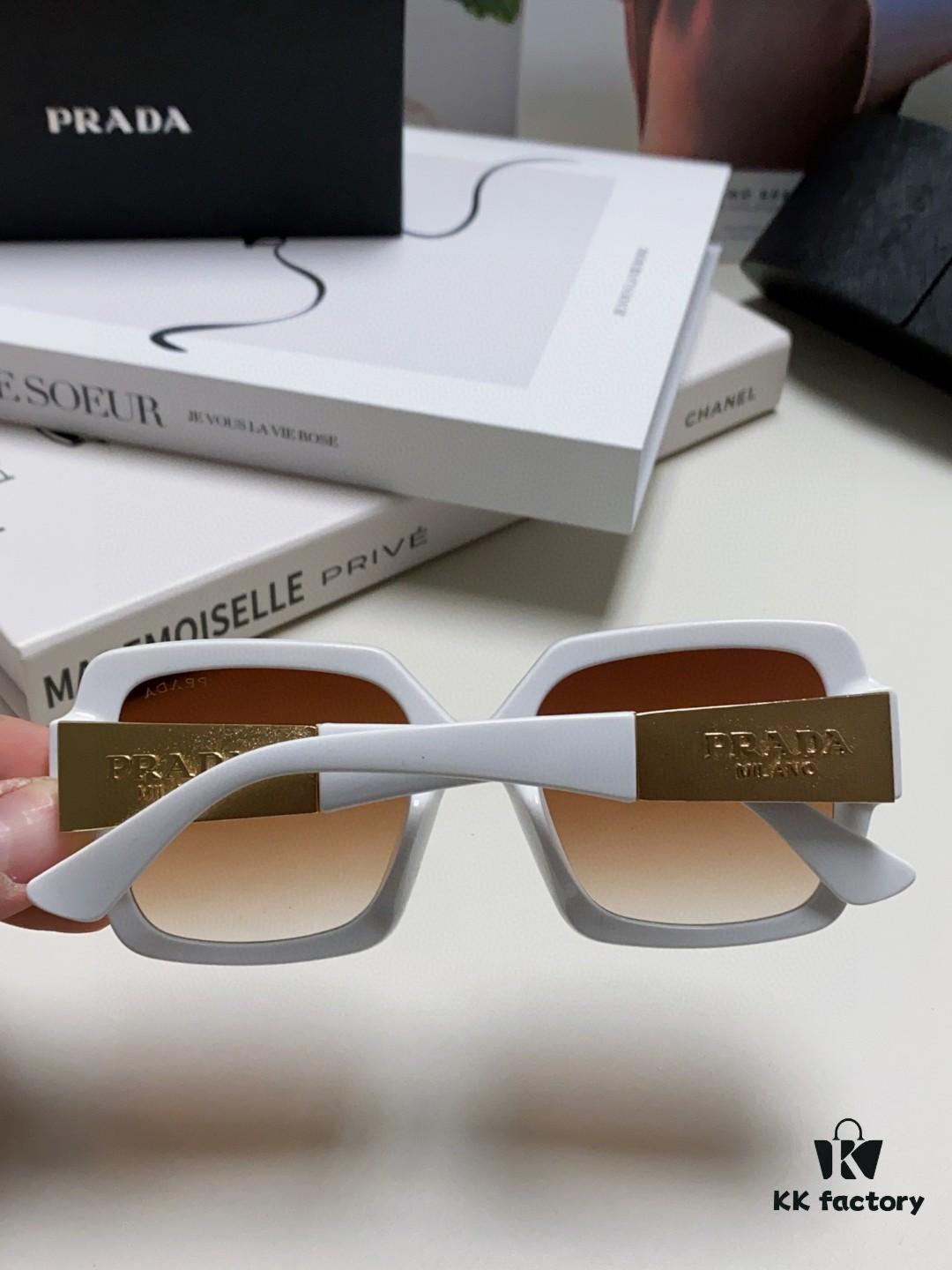 PRADA Runway Show Advertising Edition Color-Blocked Sporty Sunglasses