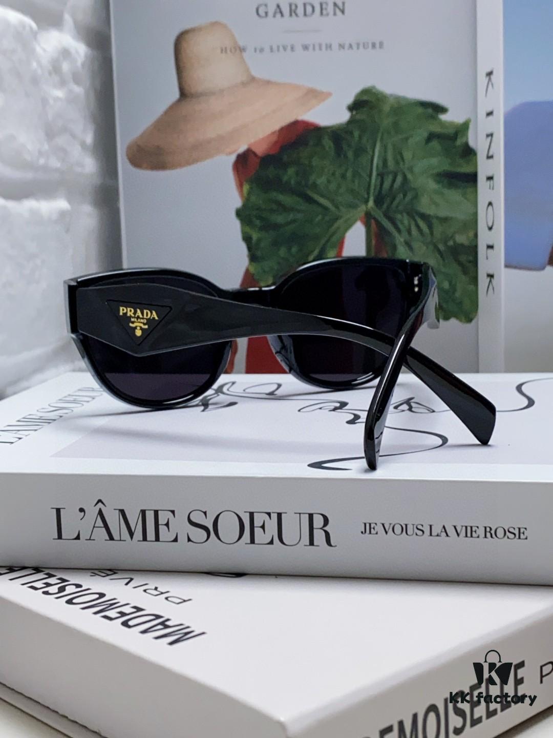 6931fa613a89a121ed54b4d5 Prada 2024 New Arrival Sunglasses Fashionable Round Frame UV Protection Eyewear for Women