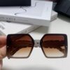 Prada 2024 New Fashion Simple Gradient Sunglasses for Round Face, Stylish Square Korean UV-Protective Retro Ins Sunglasses