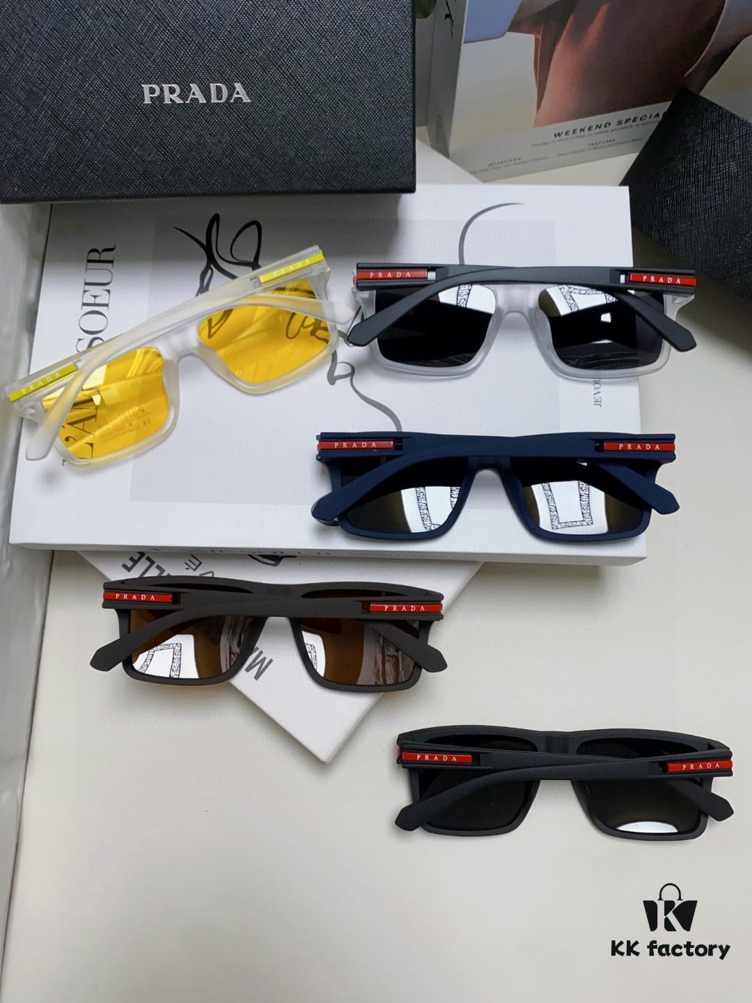 6931fa663a89a121ed54b517 Prada Men's Driving 2024 New Unisex Sunglasses Fashion UV Protection Trendy Celebrity Glasses
