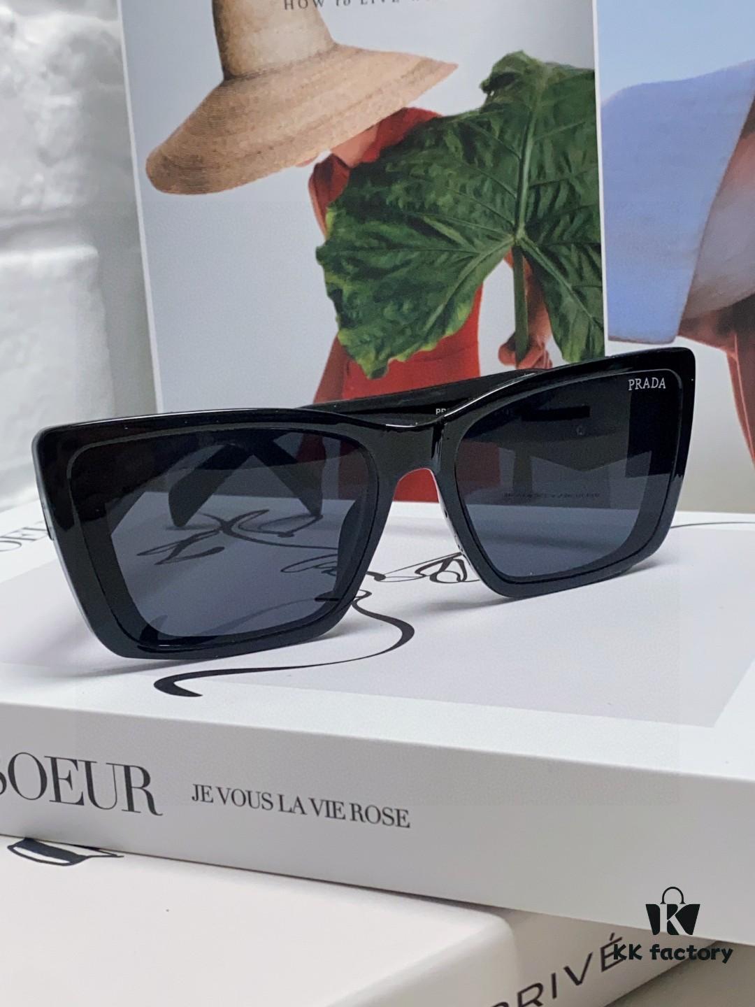 6931fa663a89a121ed54b51a Prada 2024 New Arrival Women's Sunglasses Summer UV Protection Fashion Round Frame Unisex Trendy Sun Glasses for Driving