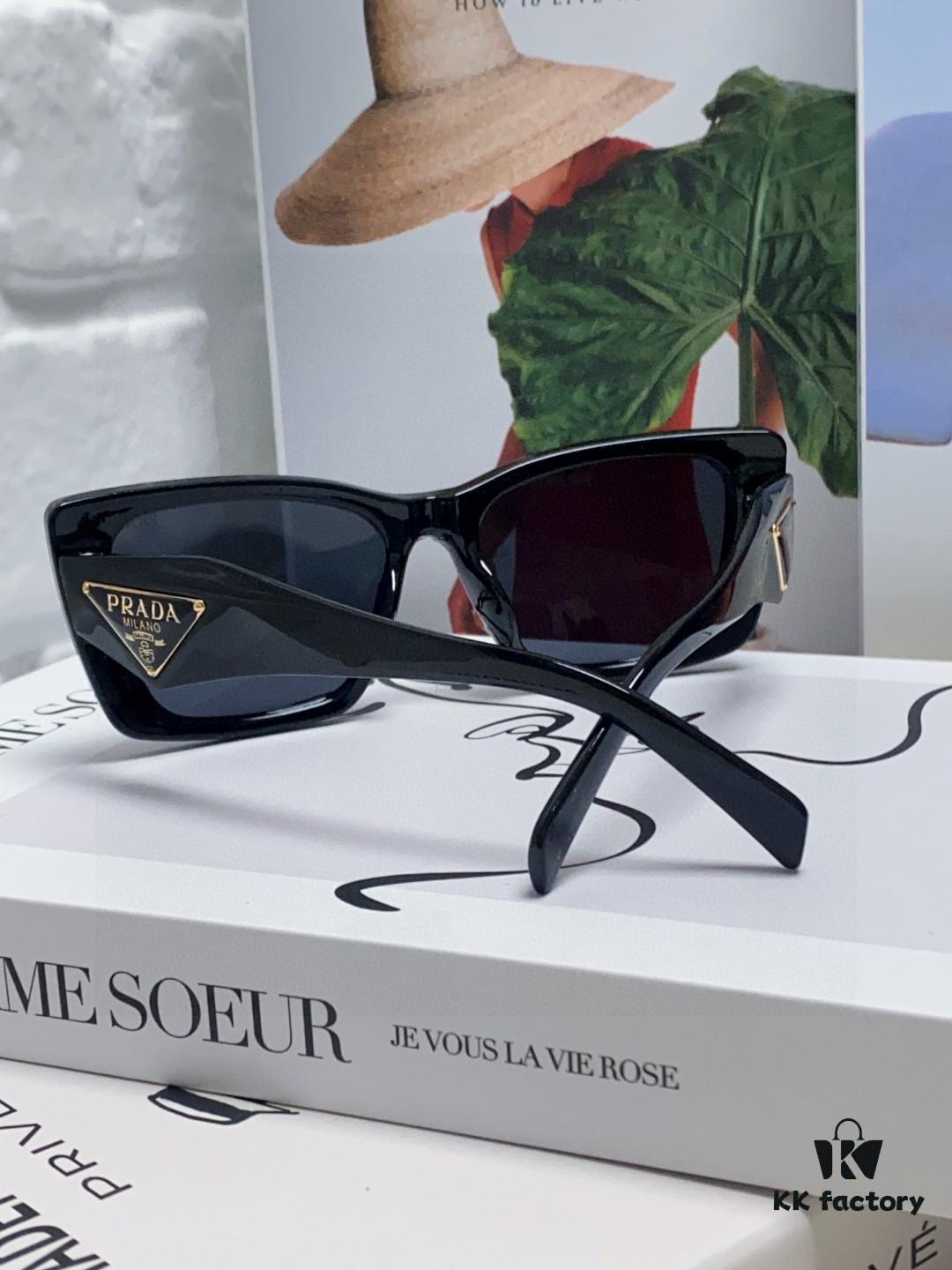 6931fa663a89a121ed54b51b Prada 2024 New Arrival Women's Sunglasses Summer UV Protection Fashion Round Frame Unisex Trendy Sun Glasses for Driving
