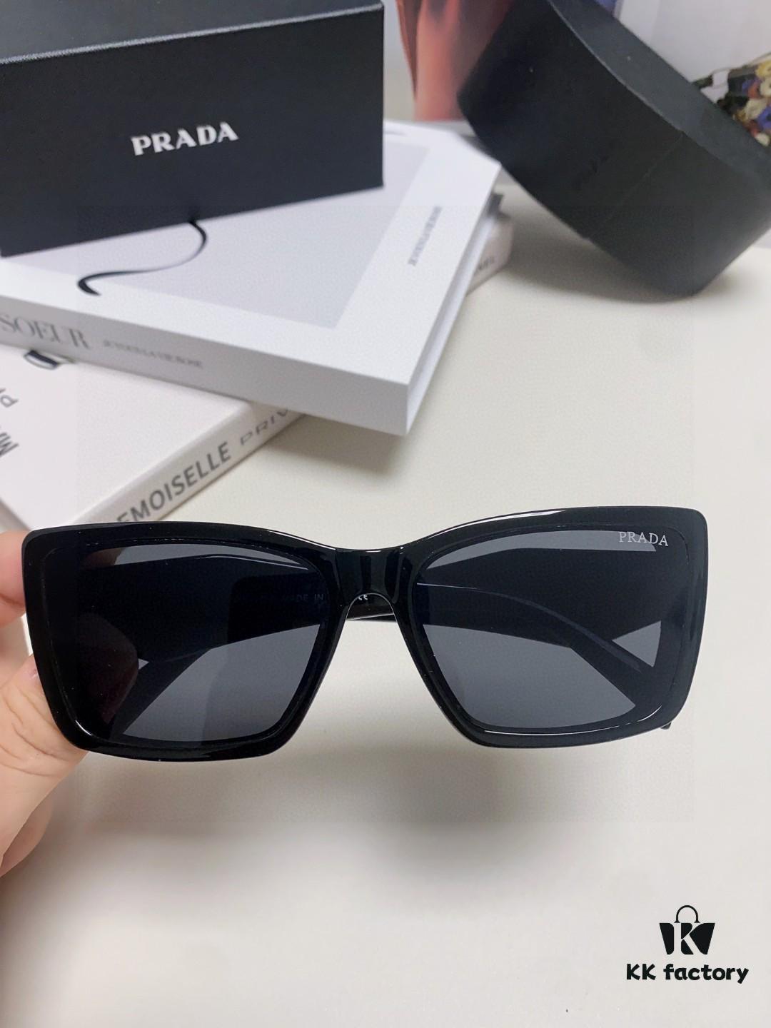 6931fa663a89a121ed54b51c Prada 2024 New Arrival Women's Sunglasses Summer UV Protection Fashion Round Frame Unisex Trendy Sun Glasses for Driving