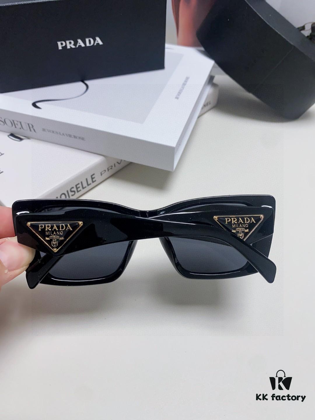 6931fa663a89a121ed54b51d Prada 2024 New Arrival Women's Sunglasses Summer UV Protection Fashion Round Frame Unisex Trendy Sun Glasses for Driving