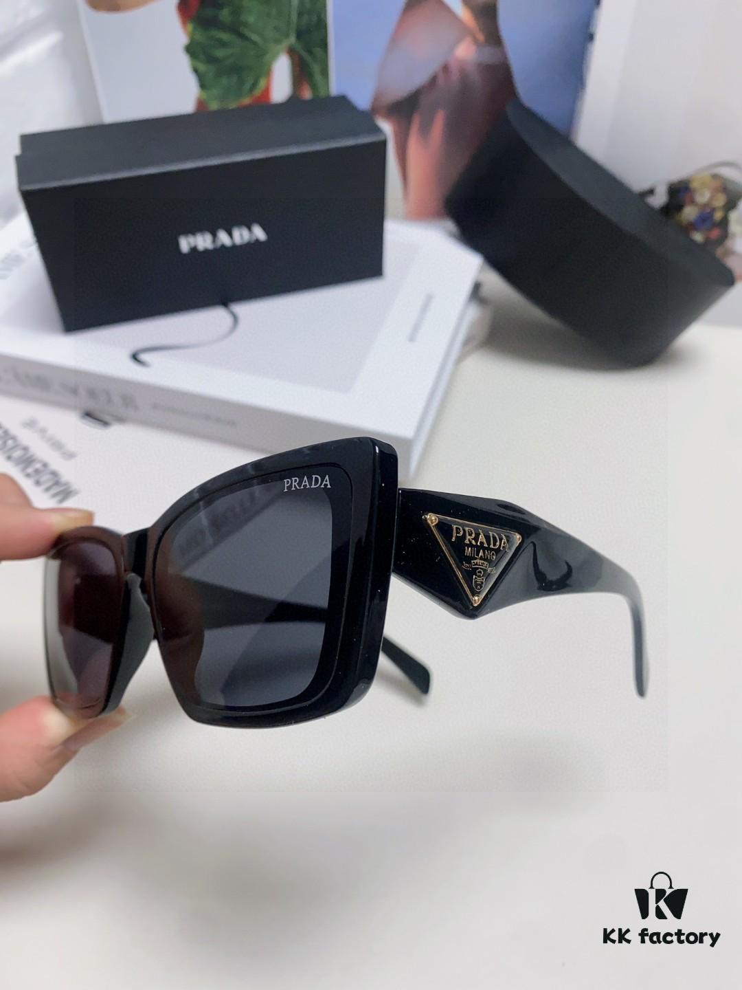 6931fa673a89a121ed54b51e Prada 2024 New Arrival Women's Sunglasses Summer UV Protection Fashion Round Frame Unisex Trendy Sun Glasses for Driving