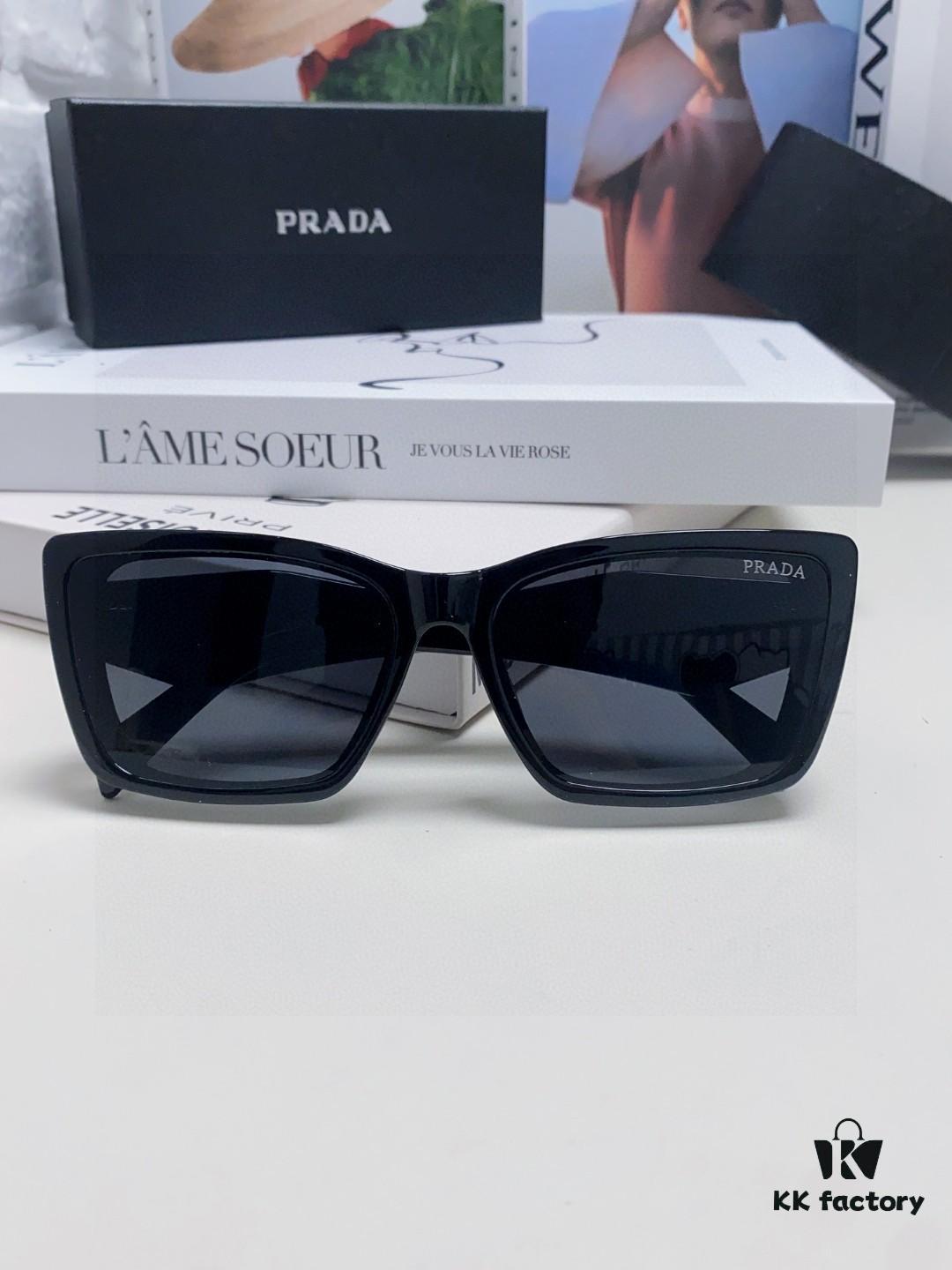 6931fa673a89a121ed54b51f Prada 2024 New Arrival Women's Sunglasses Summer UV Protection Fashion Round Frame Unisex Trendy Sun Glasses for Driving