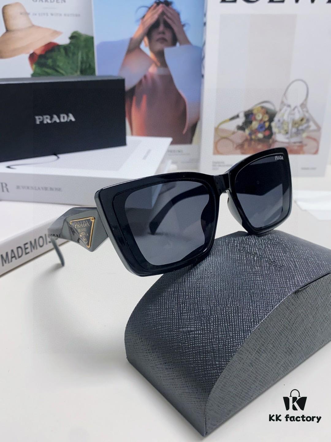 6931fa673a89a121ed54b520 Prada 2024 New Arrival Women's Sunglasses Summer UV Protection Fashion Round Frame Unisex Trendy Sun Glasses for Driving
