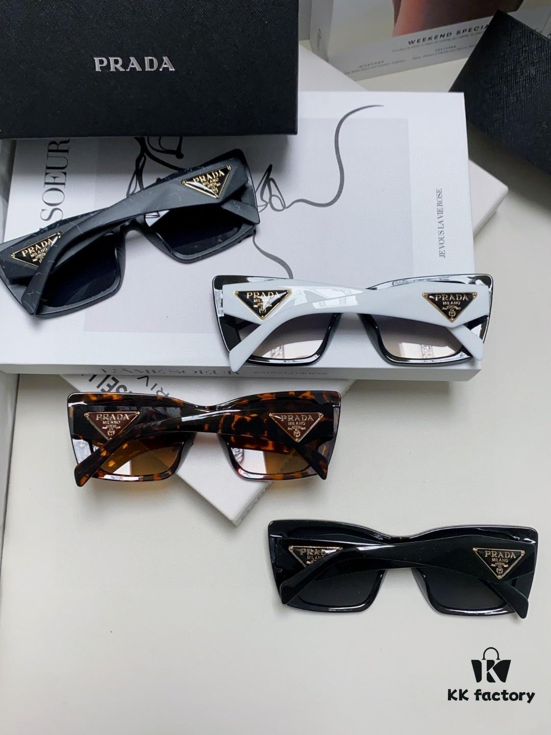 6931fa673a89a121ed54b521 Prada 2024 New Arrival Women's Sunglasses Summer UV Protection Fashion Round Frame Unisex Trendy Sun Glasses for Driving