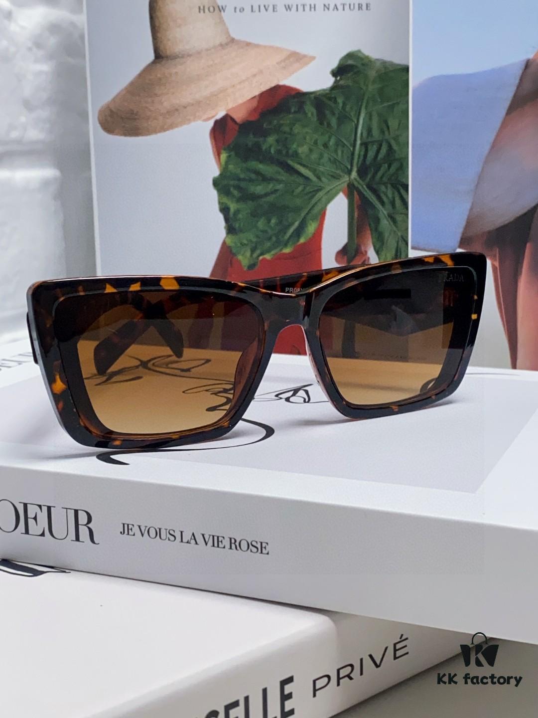 6931fa673a89a121ed54b524 Prada 2024 New Arrival Sunglasses for Women, UV-Protective Fashion Sun Glasses for Summer, Trendy Round Frame Unisex Eyewear for Driving and Online Celebrity Style