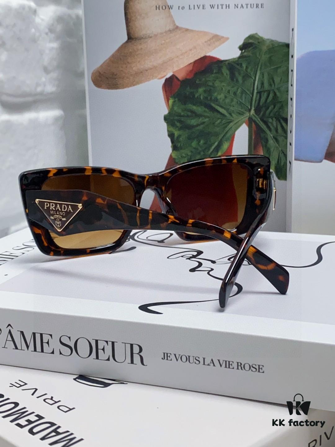 6931fa673a89a121ed54b525 Prada 2024 New Arrival Sunglasses for Women, UV-Protective Fashion Sun Glasses for Summer, Trendy Round Frame Unisex Eyewear for Driving and Online Celebrity Style