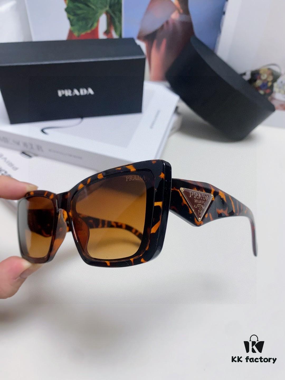 6931fa673a89a121ed54b528 Prada 2024 New Arrival Sunglasses for Women, UV-Protective Fashion Sun Glasses for Summer, Trendy Round Frame Unisex Eyewear for Driving and Online Celebrity Style