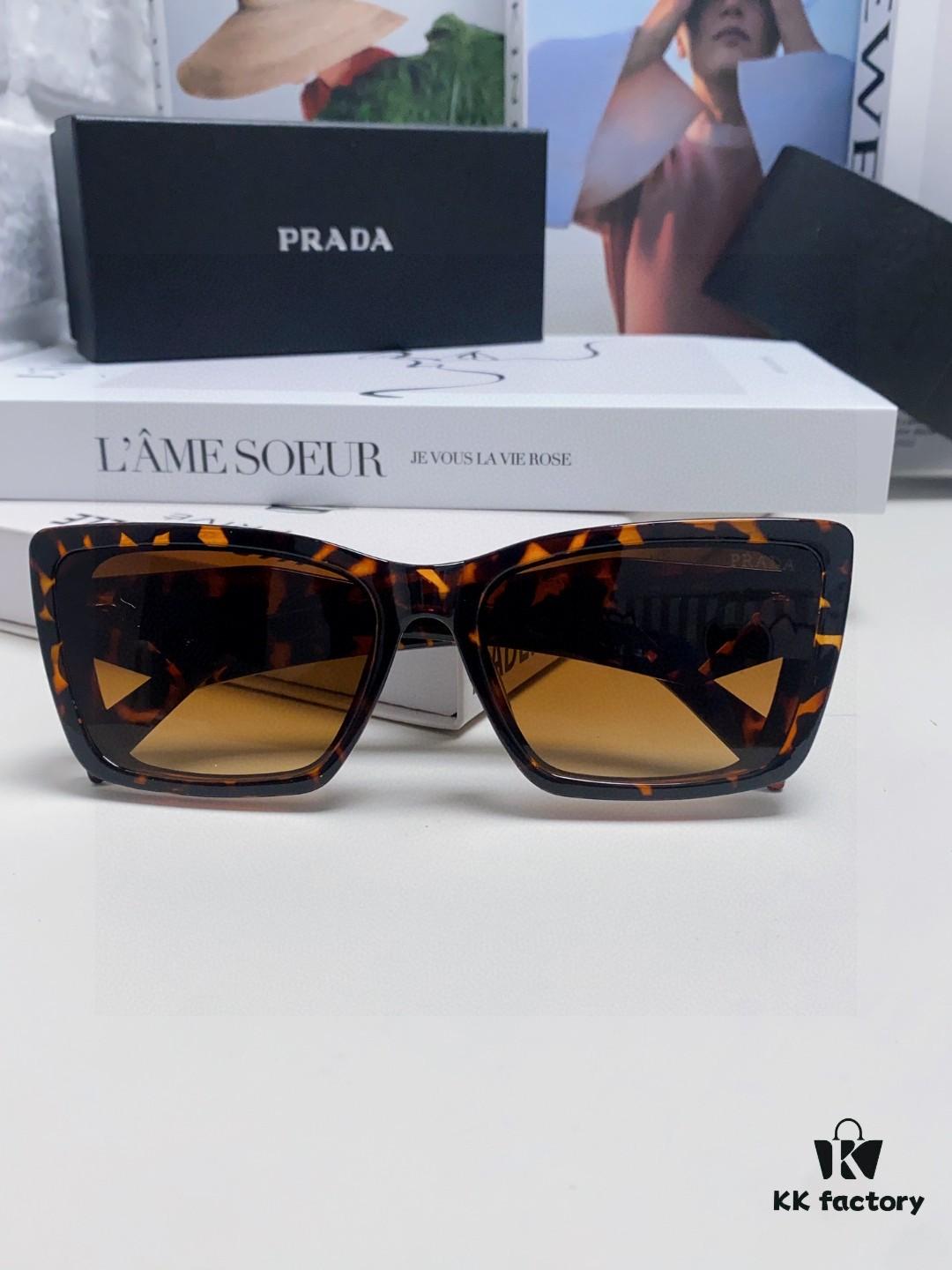 6931fa673a89a121ed54b529 Prada 2024 New Arrival Sunglasses for Women, UV-Protective Fashion Sun Glasses for Summer, Trendy Round Frame Unisex Eyewear for Driving and Online Celebrity Style