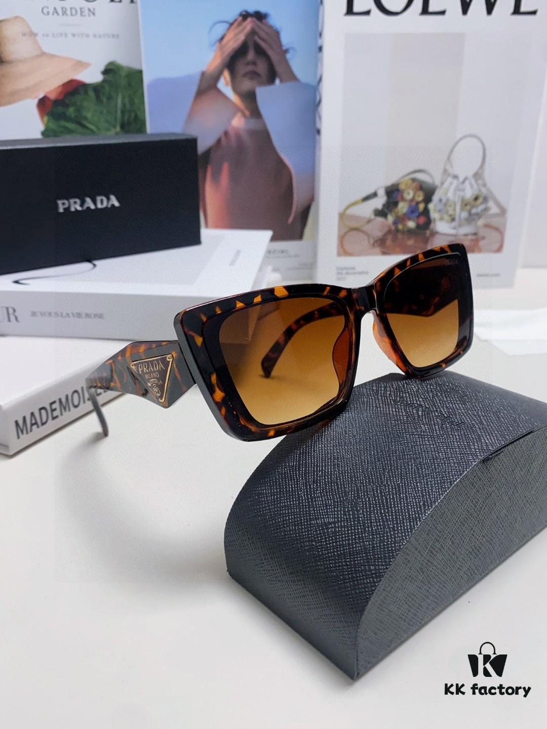 6931fa673a89a121ed54b52a Prada 2024 New Arrival Sunglasses for Women, UV-Protective Fashion Sun Glasses for Summer, Trendy Round Frame Unisex Eyewear for Driving and Online Celebrity Style