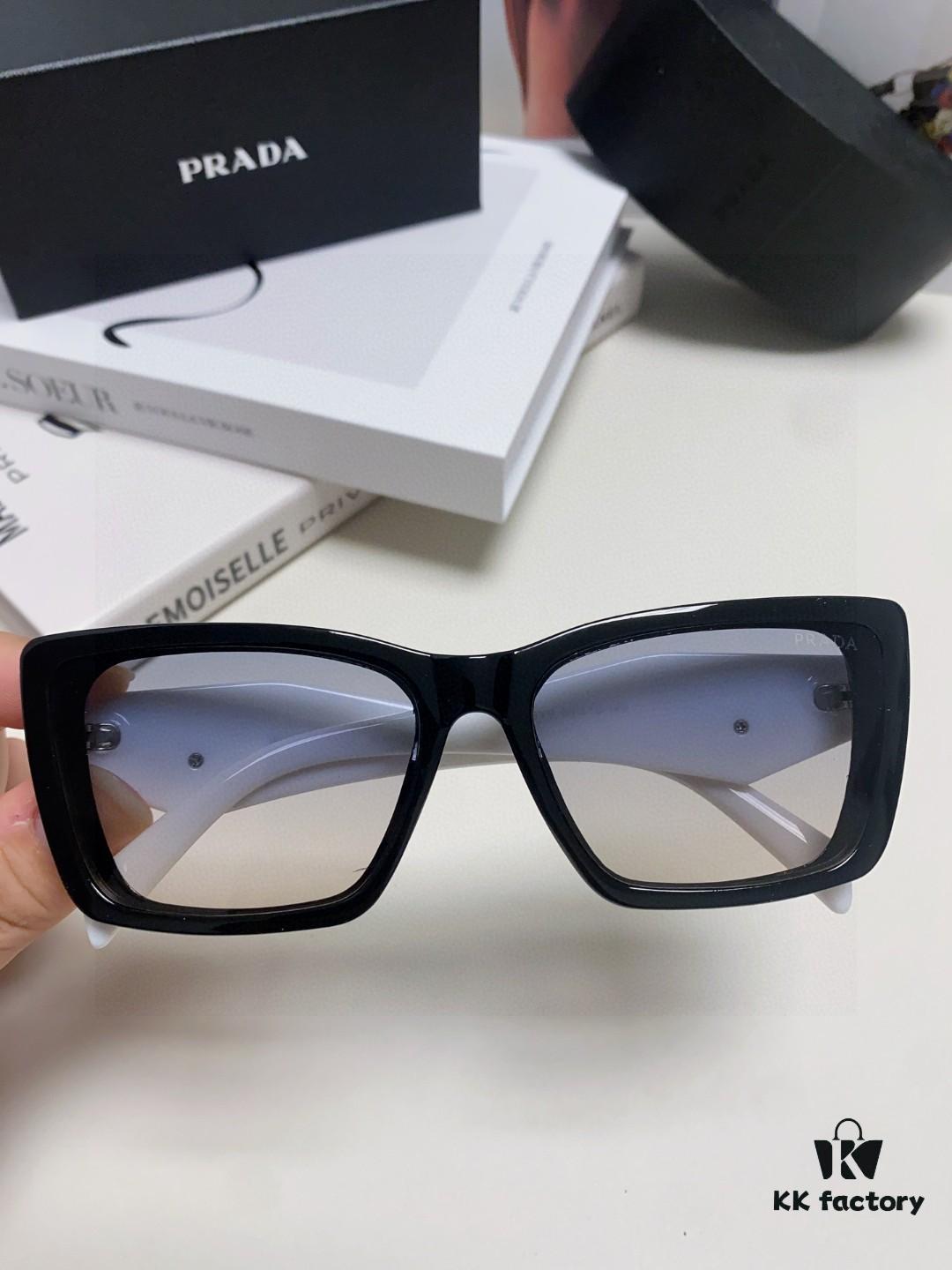 6931fa683a89a121ed54b530 Prada 2024 New Arrival Women's Sunglasses Summer UV Protection Fashion Round Frame Unisex Trendy Driving Sunglasses