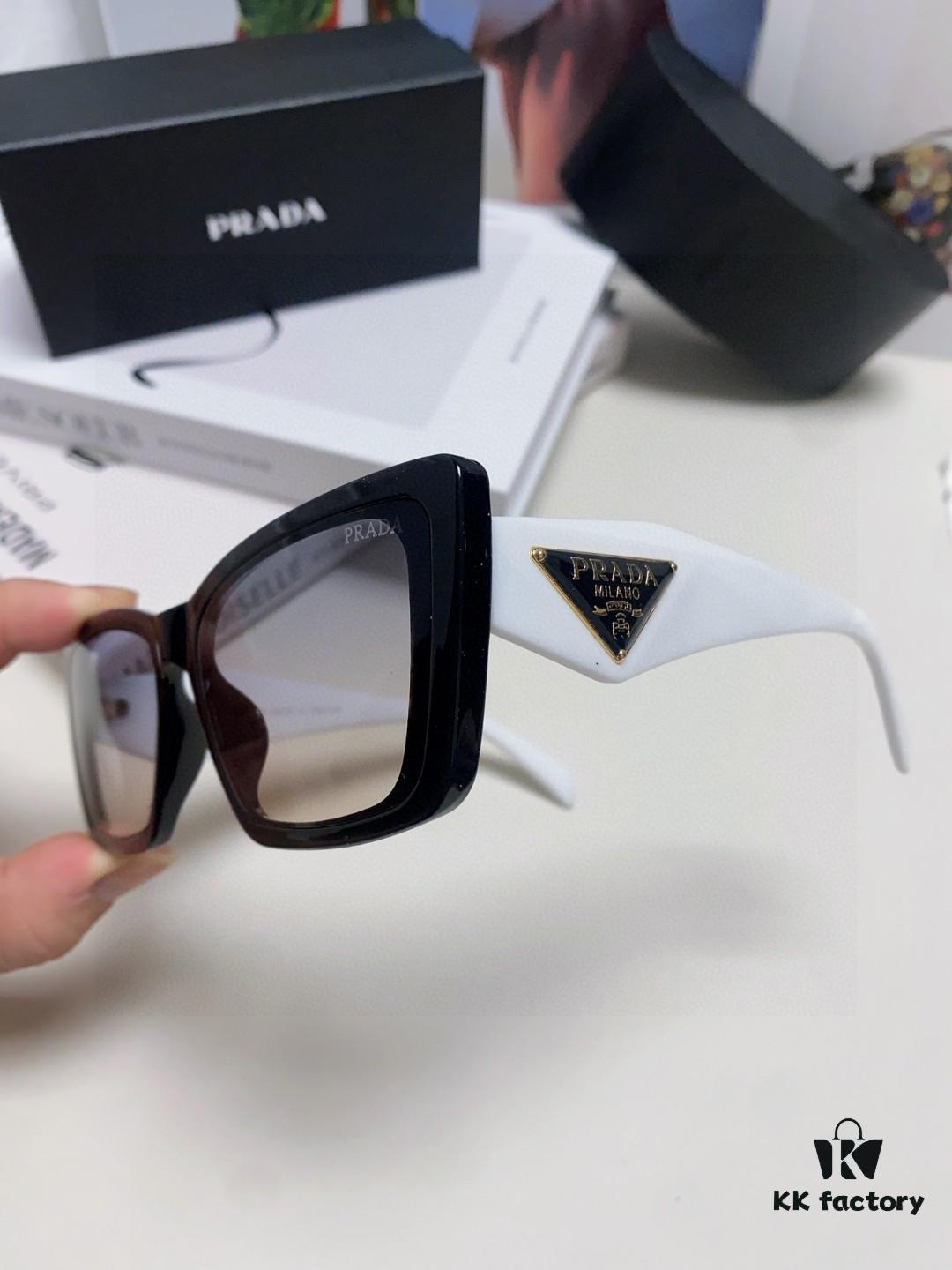 6931fa683a89a121ed54b532 Prada 2024 New Arrival Women's Sunglasses Summer UV Protection Fashion Round Frame Unisex Trendy Driving Sunglasses