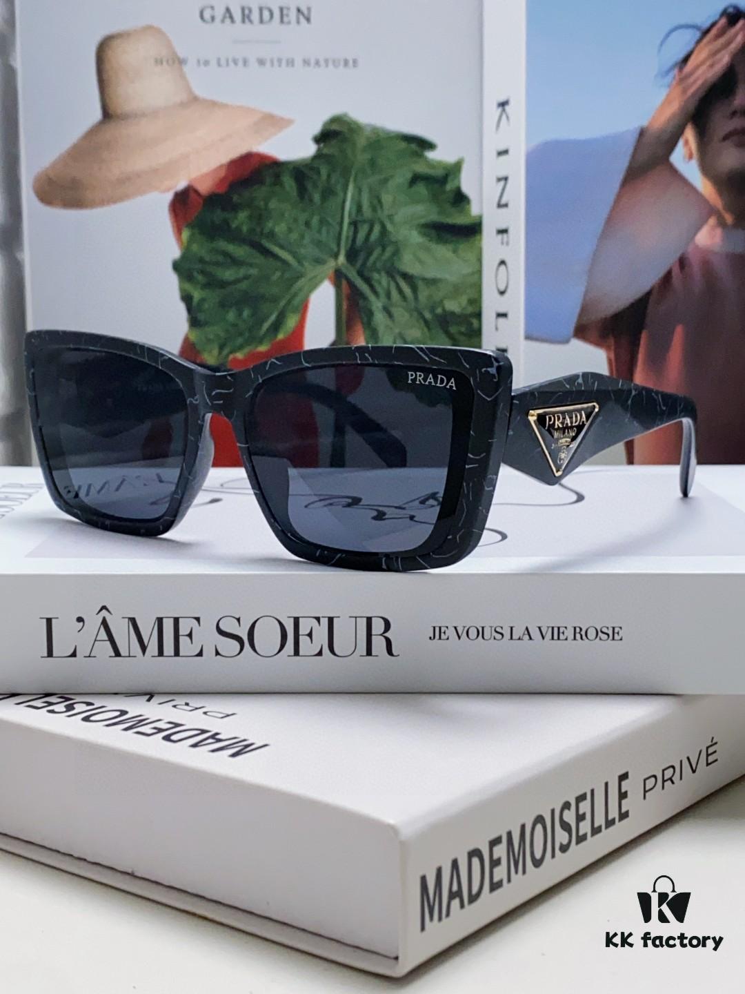 6931fa683a89a121ed54b536 Prada 2024 New Arrival Sunglasses for Women, UV-Protective Fashion Sun Glasses for Summer Driving, Trendy Round Frame Unisex Shades
