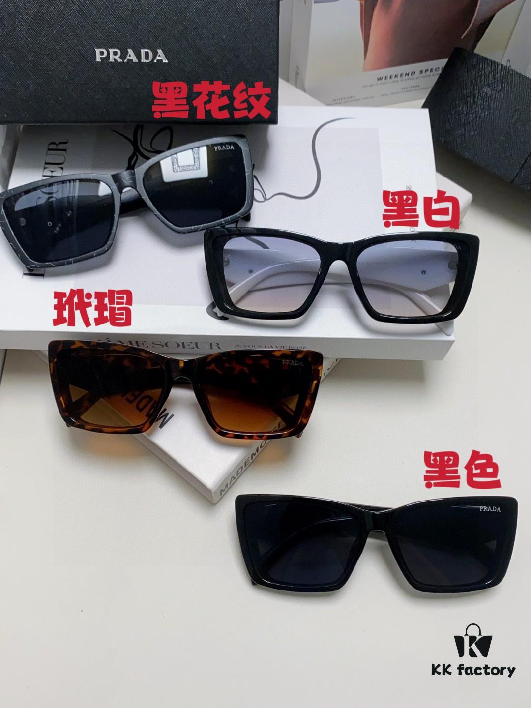 6931fa693a89a121ed54b53f Prada 2024 New Arrival Sunglasses for Women, UV-Protective Fashion Sun Glasses for Summer Driving, Trendy Round Frame Unisex Shades