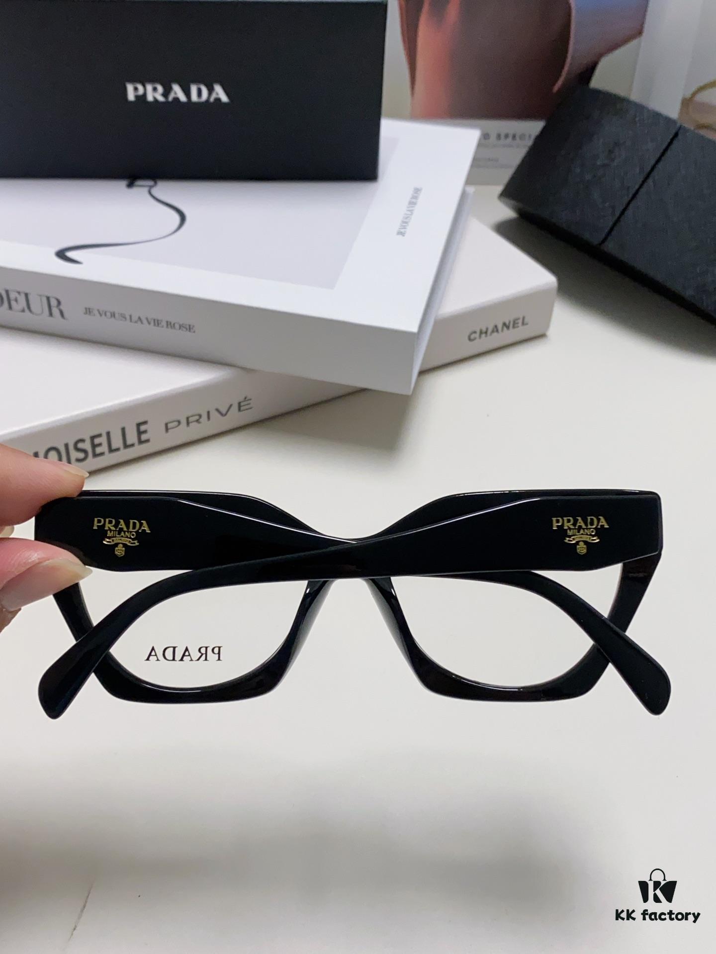 6931fa6b3a89a121ed54b558 Prada 2024 New Optical Eyeglass Frame Cat-Eye Large Frame Women's Casual Fashion Glasses Sunglasses