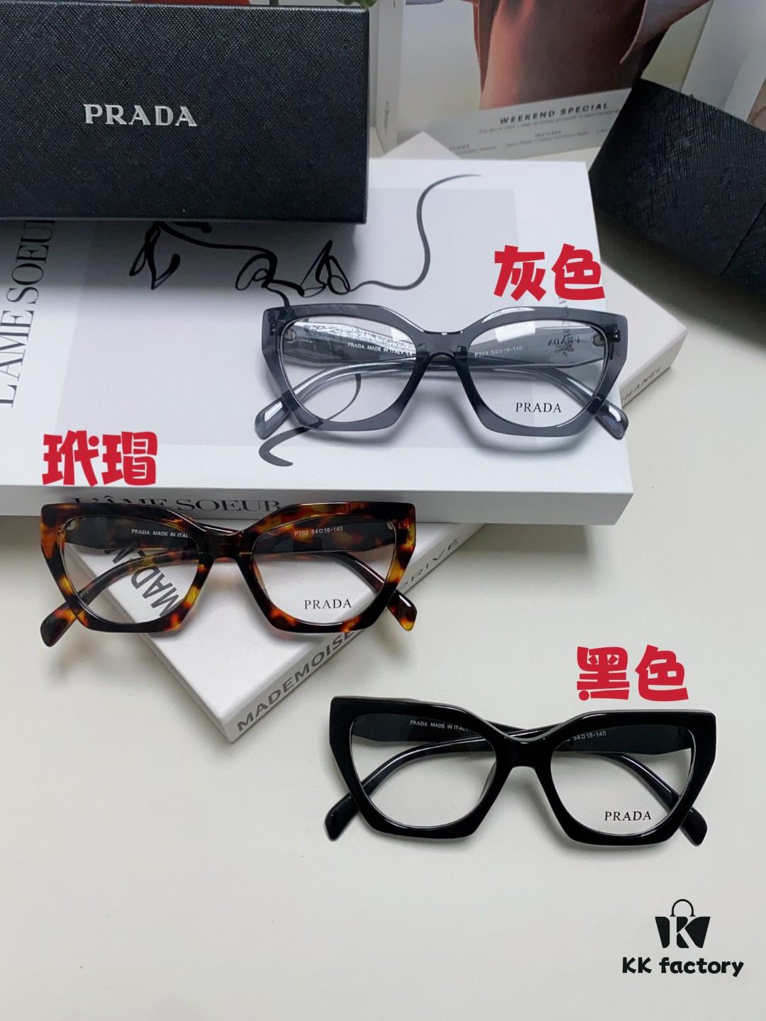 6931fa6b3a89a121ed54b55d Prada 2024 New Optical Eyeglass Frame Cat-Eye Large Frame Women's Casual Fashion Glasses Sunglasses