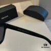6931fa6c3a89a121ed54b56b Prada Unisex Trendy Oversized Sunglasses for Street Style, Lightweight Design with Comfortable Nose Fit