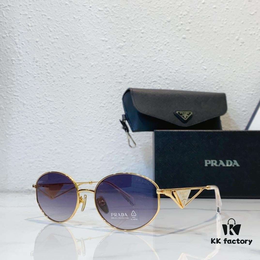 150 PRADA Oval Retro Style Sunglasses Model SPR50V