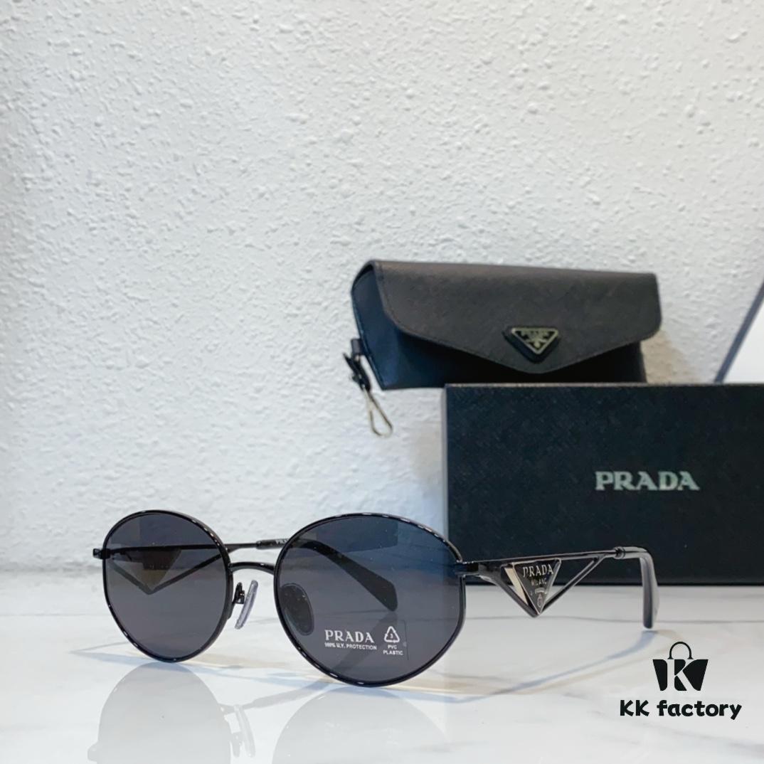 150 PRADA Oval Retro Style Sunglasses Model SPR50V