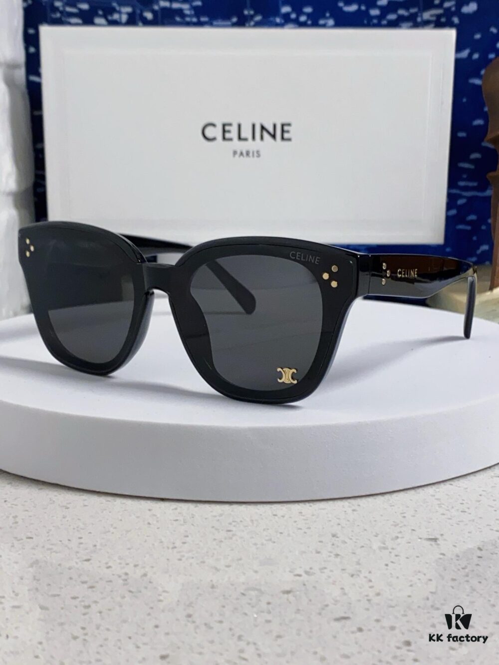 6931fa723a89a121ed54b5ba Celine 2025 New Korean Style Fashion Sunglasses for Women, Square Frame with Arches Design, Slimming Effect for Round Faces, UV Protection Unisex Sunglasses