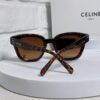 6931fa733a89a121ed54b5c8 Celine 2025 New Arrival Korean Style Fashion Sunglasses for Women, Avant-Garde Square Frame Inspired by Arc de Triomphe, Slimming Effect for Round Faces, UV Protection Unisex Sun Glasses