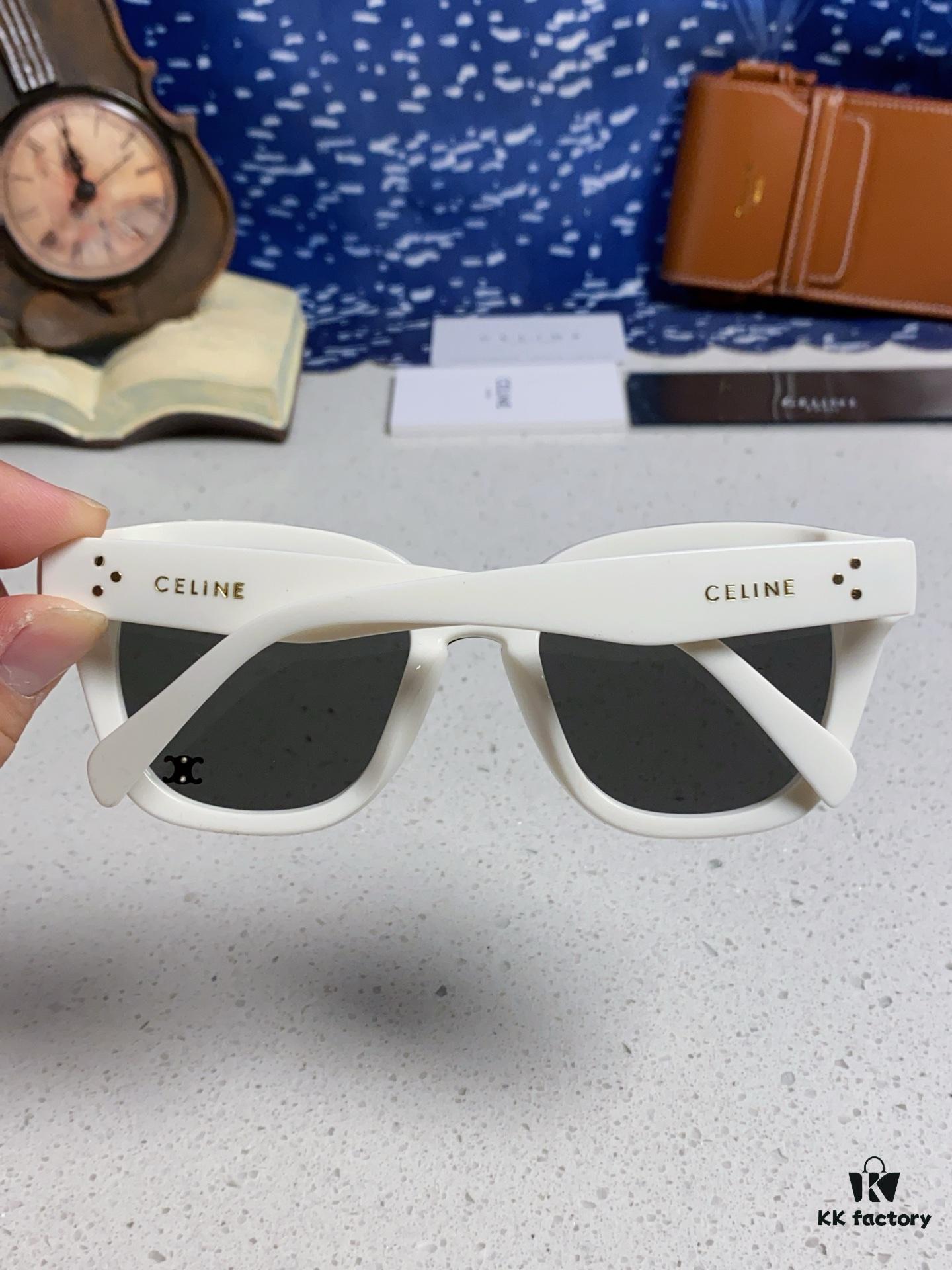 6931fa753a89a121ed54b5de Celine 2025 New Korean Fashion Sunglasses for Women, Avant-Garde Square Frame Sunglasses Inspired by Arc de Triomphe, Slimming UV-Protective Eyewear Suitable for Round Faces, Unisex Stylish Sun Glasses