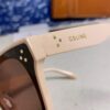 6931fa763a89a121ed54b5ea Celine 2025 New Korean-Style Fashion Sunglasses for Women, Avant-Garde Square Frame Inspired by Arc de Triomphe, Slimming Look for Round Faces, Unisex UV-Protective Sun Glasses