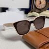 6931fa763a89a121ed54b5ed Celine 2025 New Korean-Style Fashion Sunglasses for Women, Avant-Garde Square Frame Inspired by Arc de Triomphe, Slimming Look for Round Faces, Unisex UV-Protective Sun Glasses