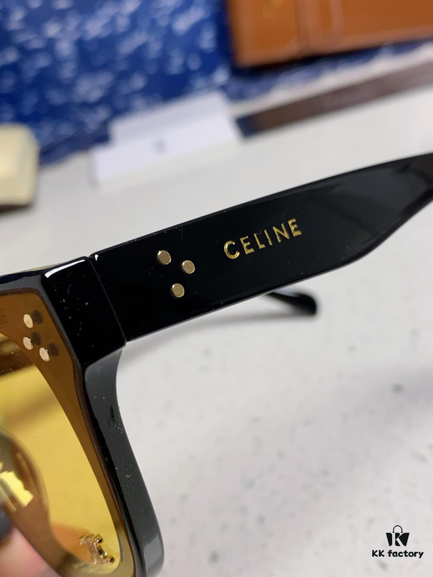 6931fa763a89a121ed54b5f4 Celine 2025 New Korean-style Fashion Sunglasses for Women, Avant-garde Square Frame Sunglasses Inspired by Arc de Triomphe, Slimming Look for Round Faces, UV-Protective Unisex Sun Glasses
