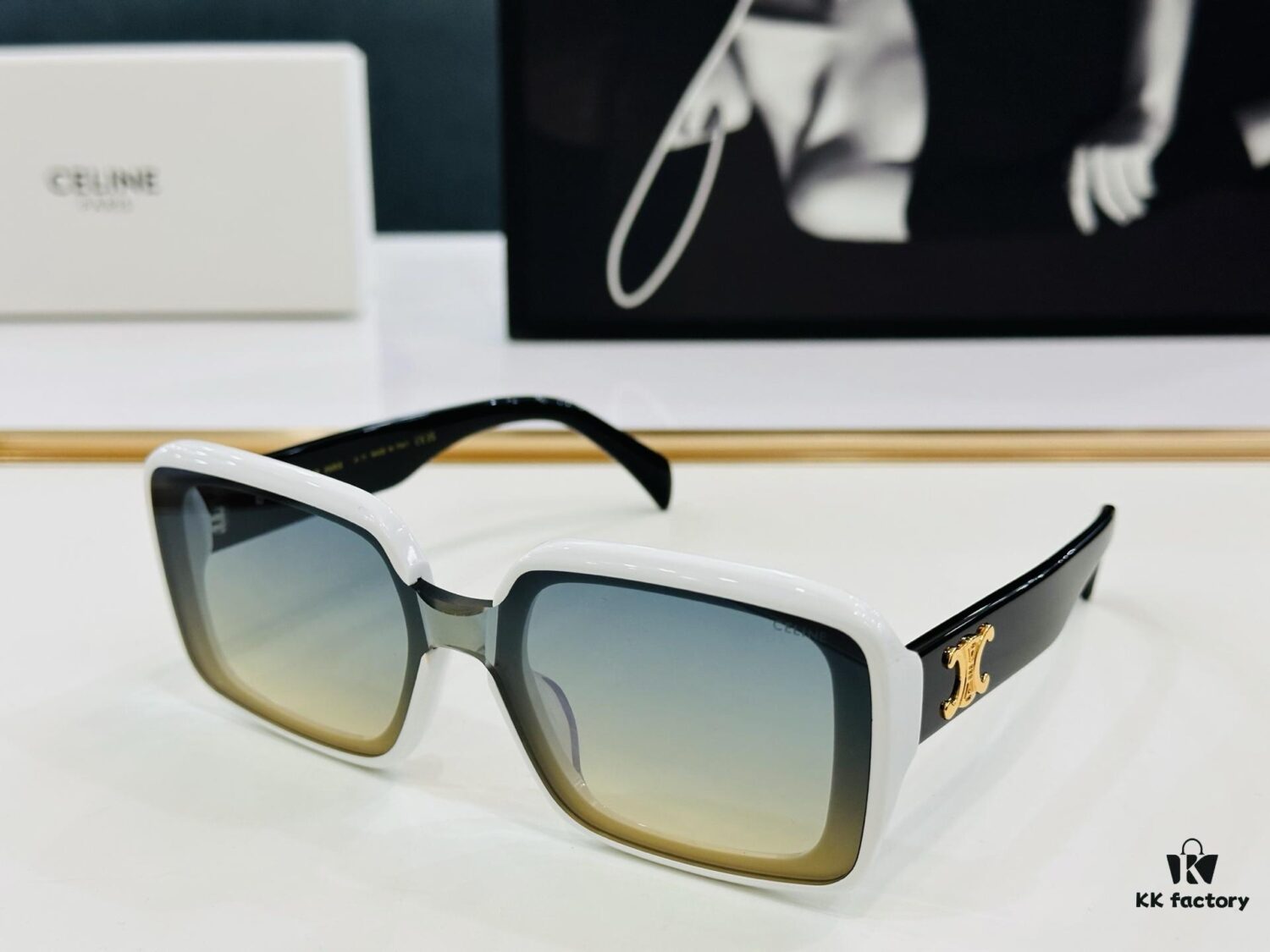 6931fa7a3a89a121ed54b621 CELINE CL42126U Sunglasses Size: 53□24-145
