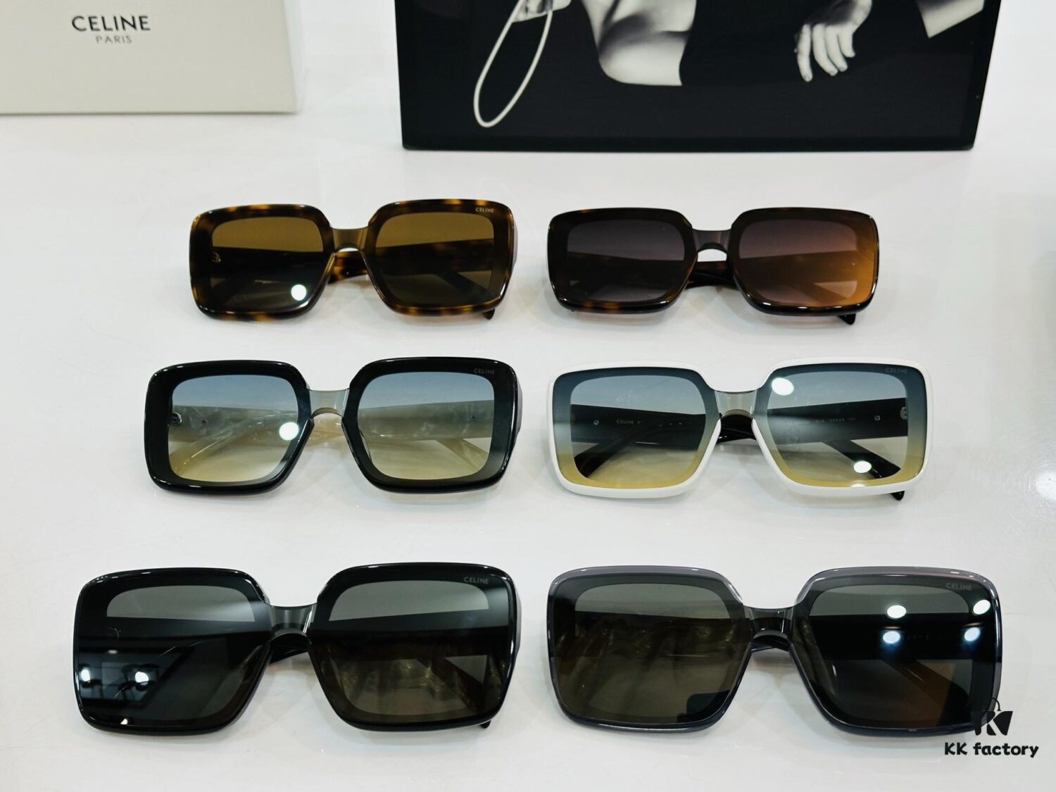 6931fa7a3a89a121ed54b624 CELINE CL42126U Sunglasses Size: 53□24-145