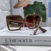 6931fa7b3a89a121ed54b631 Celine 2024 New Korean Style Oversized Round Frame UV Protection Sunglasses for Women, Stylish and Elegant Sun Glasses
